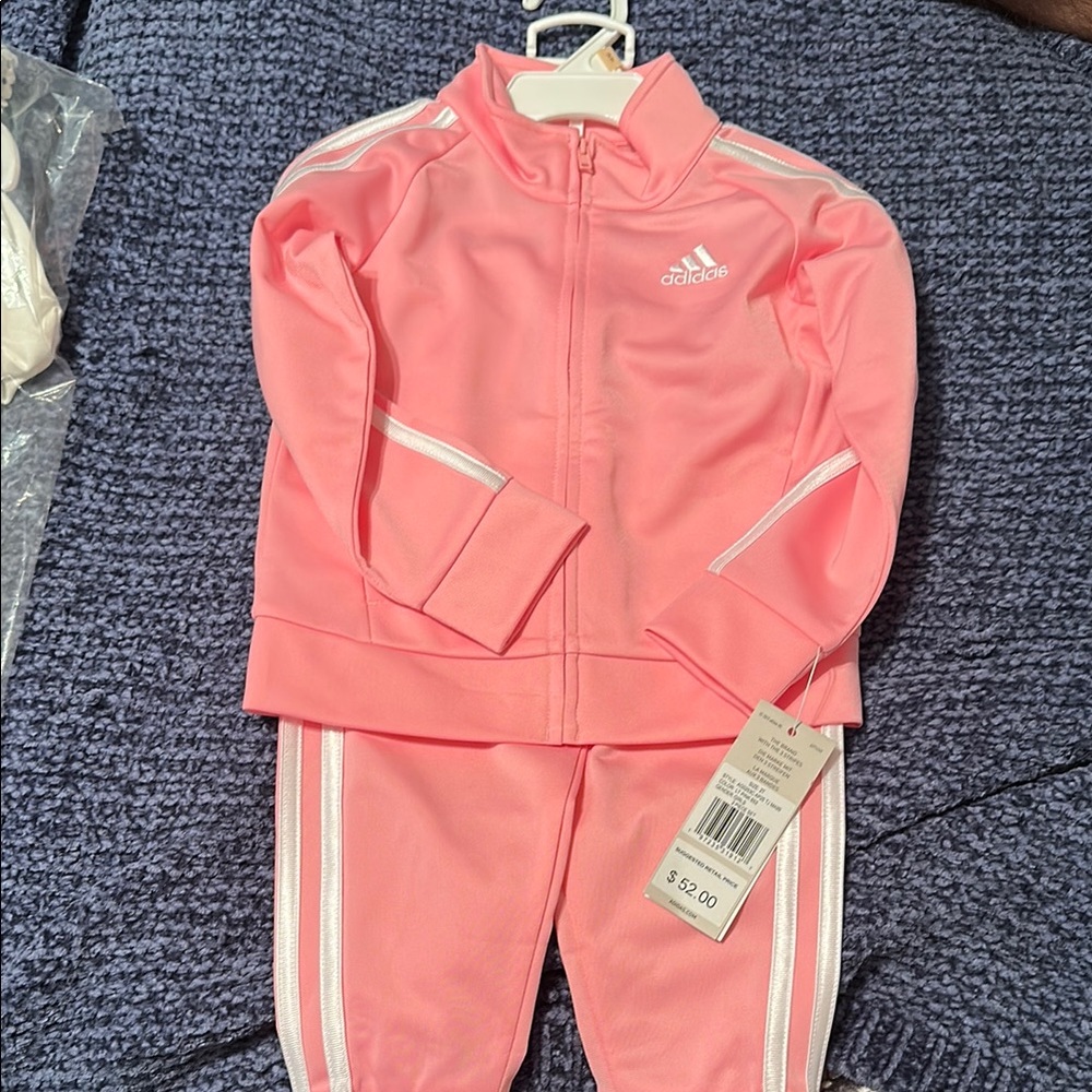Adidas Pink Tracksuit for Kids